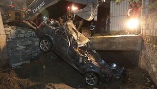 Žemės nuo&scaron;liaužos padariniai Huehuetlane