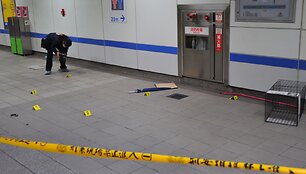 Taipėjuje aptverta i&scaron;puolio vieta, renkami nusikaltimo įkalčiai.