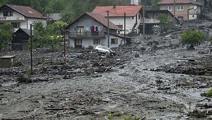 Žemės nuošliauža Bosnijoje