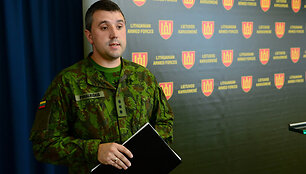 Spaudos konferencija Kra&scaron;to apsaugos ministerijoje