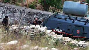 Albanijos policijos reidas Lazarato kaime