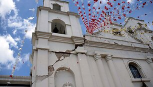 Žemės drebėjimo padariniai Gvatemaloje 