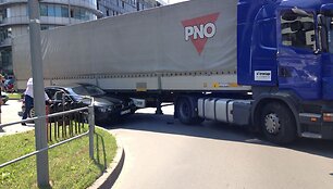 Vilkiko ir BMW avarija Vilniuje