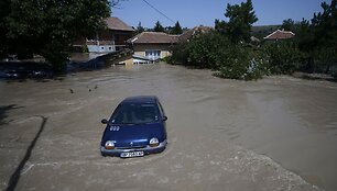 Potvynis Bulgarijos &scaron;iaurės vakaruose