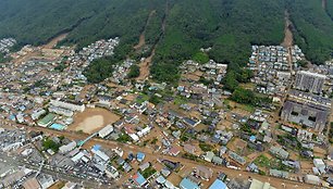 Žemės nuošliauža Hirosimoje