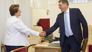 Loreta Graužinienė ir Algirdas Butkevičius
