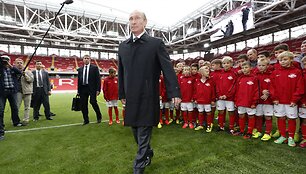 Rusijos prezidentas Vladimiras Putinas &bdquo;Spartak&ldquo; stadione