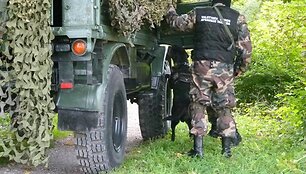 Pasieniečių ir Žemaičių apygardos 3-iosios rinktinės savanorių pratybos 