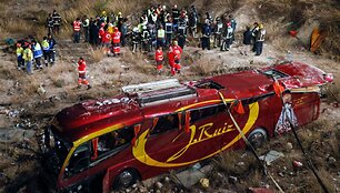 Autobuso avarija Ispanijoje 