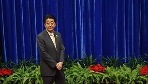 Japonijos premjeras Shinzo Abe