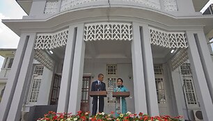 Barackas Obama ir Aung San Suu Kyi