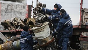 I&scaron; katastrofos vietos &scaron;alinamos &bdquo;Malaysian Airlines&ldquo; lėktuvo nuolaužos