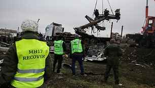 I&scaron; katastrofos vietos &scaron;alinamos &bdquo;Malaysian Airlines&ldquo; lėktuvo nuolaužos