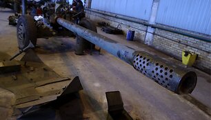 Ukrainos armijos artilerijos remonto dirbtuvės Donecke