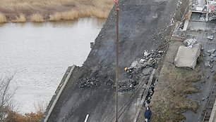 Sugriuvęs tiltas Kaliningrade