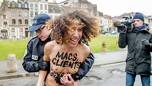 „Femen“ aktyvisčių protestas Lilio mieste