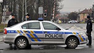 Čekijos policija netoli i&scaron;puolio vietos