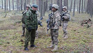 AMPB ir JAV kuopos pratybos Pabradėje