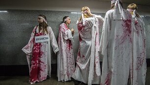 Anti-Maidano protestuotojai Maskvoje