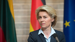 Į Lietuvą atvyko Vokietijos gynybos ministrė dr. Ursula von der Leyen