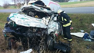 Kelyje Panevėžys&ndash;Pasvalys susidūrė 6 automobiliai