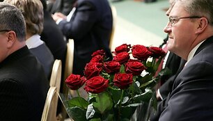 Apdovanojimų ceremonijoje