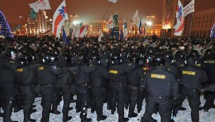 Protestuotojai