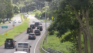 JAV prezidento Baracko Obamos automobilių vilkstinė