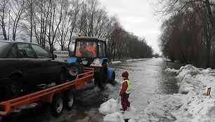 Apsemtas Rusnės kelias