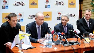 Rytis Sabas, Rolandas Vir&scaron;ilas, Vladas Garastas ir Mindaugas &Scaron;pokas