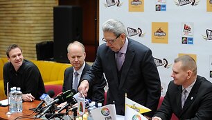 Rytis Sabas, Rolandas Vir&scaron;ilas, Vladas Garastas ir Mindaugas &Scaron;pokas