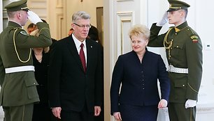 Valdis Zatleras ir Dalia Grybauskaitė