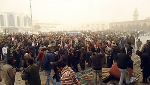 Protestuotojai