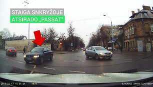 pazeidejas-degant-geltonai-ivaziavo-i-sankryza-ir-sukele-pavojinga-situacija