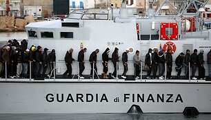Migrantai laive