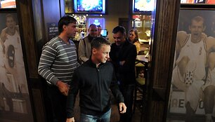 &Scaron;arūnas Marčiulionis ir Ričardas Berankis
