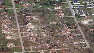 Tornado padariniai Tuscaloso mieste