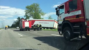 prie-elektrenu-nuo-kelio-nuriedejes-vilkikas