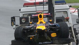 Sebastiano Vettelio formulė po avarijos
