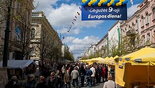 Europos dienos minėjimo akimirka