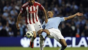 Johnas Carew ir Vincentas Kompany