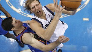 Nickas Collisonas ir Dirkas Nowitzki