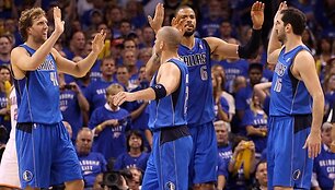 Pergalę &scaron;venčiantys Dalaso Mavericks krep&scaron;ininkai