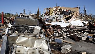 Tornado padariniai Masačusetse