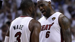 Dwyane'as Wade'as  ir LeBronas Jamesas