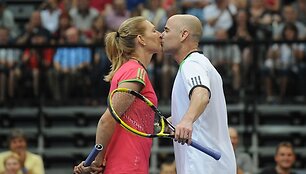 Andre Agassi ir Steffi Graf bučinys