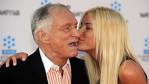 Hugh Hefneris ir Crystal Harris