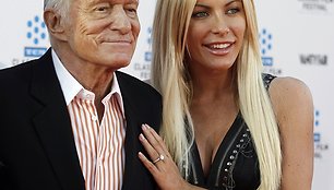 Hugh Hefneris ir Crystal Harris