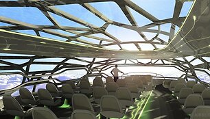 &bdquo;Airbus&ldquo; koncepcinio lėktuvo salonas