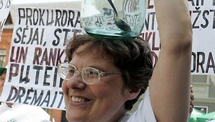 Protestuotoja